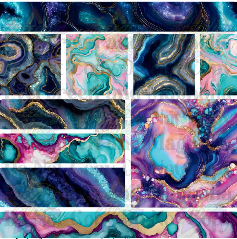 Mixed Image Sheet - Geode (Printed Vinyl)