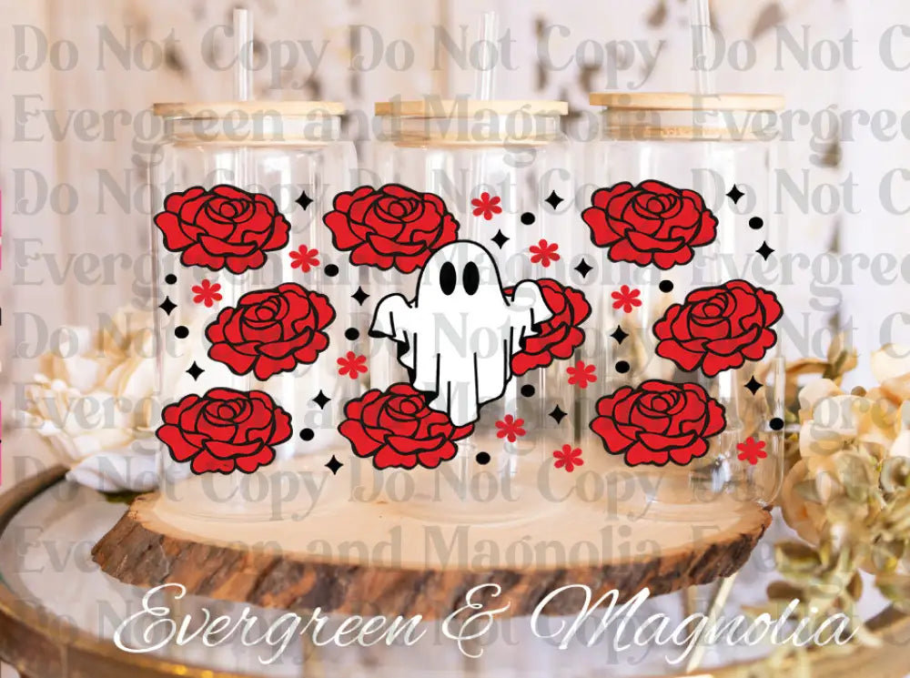 GhostRoses UV DTF print