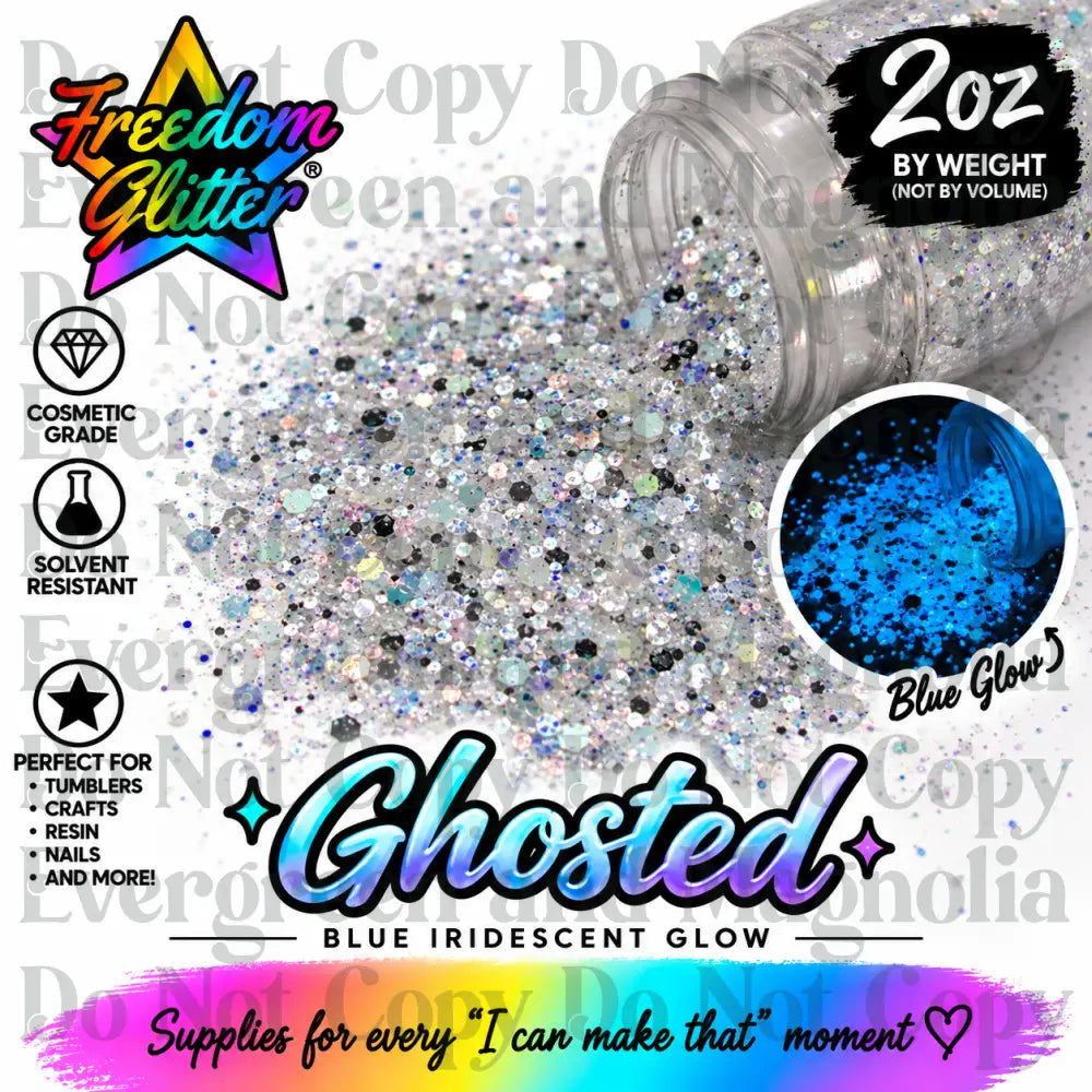 Ghosted (Glow Glitter)
