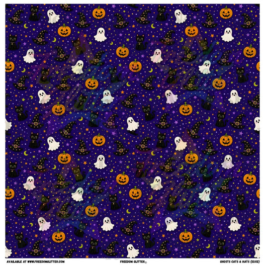 Ghosts Cats & Hats (Printed Vinyl)