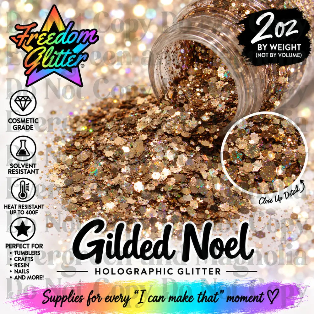 Gilded Noel (Holographic Glitter)