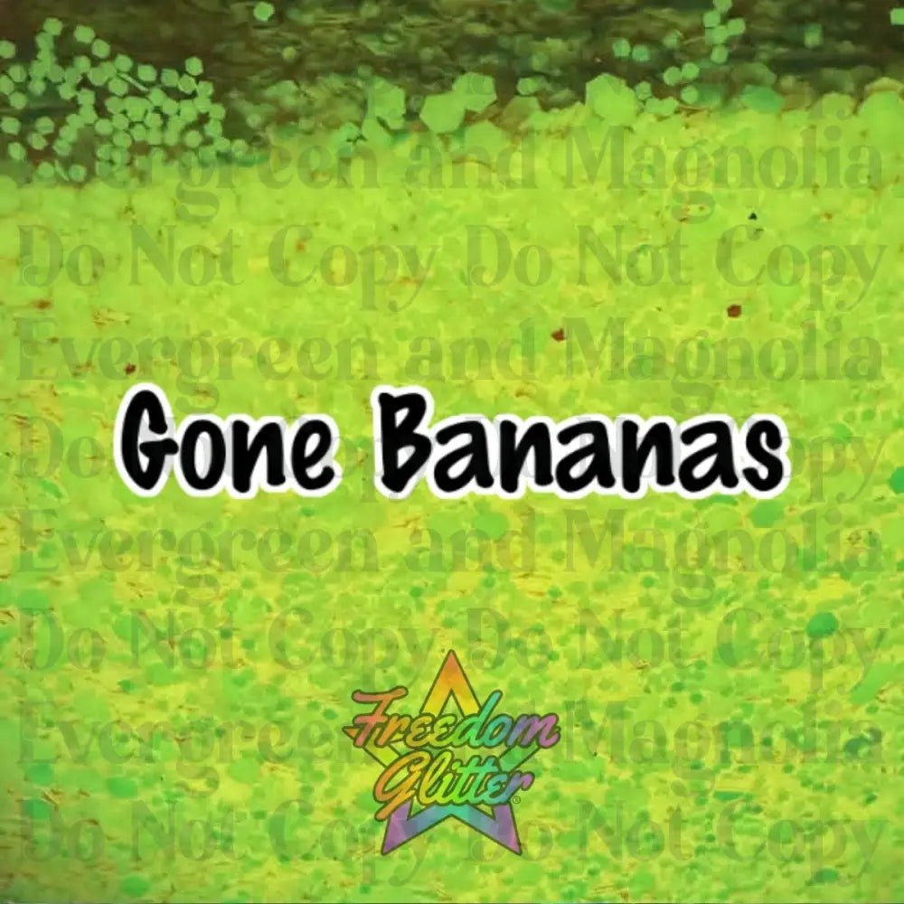 Gone Bananas (Glow Glitter)