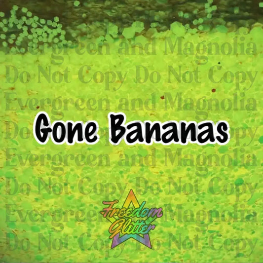 Gone Bananas (Glow Glitter)
