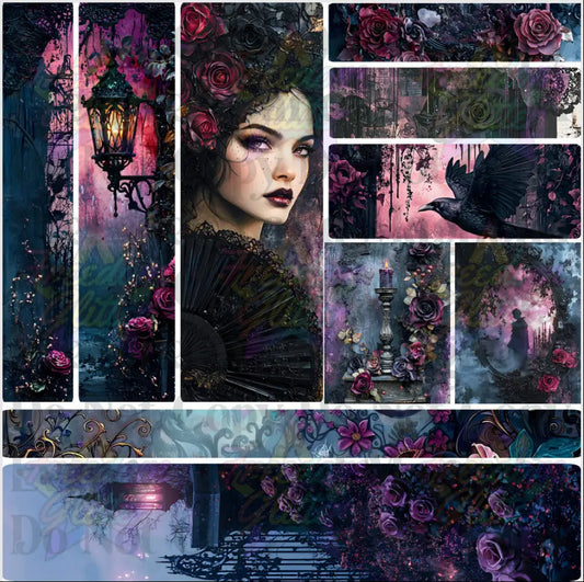 Mixed Image Sheet - Goth 1 (Printed Vinyl)