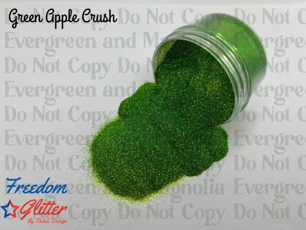Green Apple Crush (High Sparkle Iridescent Glitter)