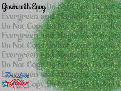Green with Envy (High Sparkle Iridescent Glitter)