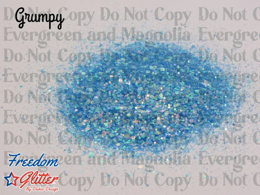 Grumpy (Iridescent Glitter)