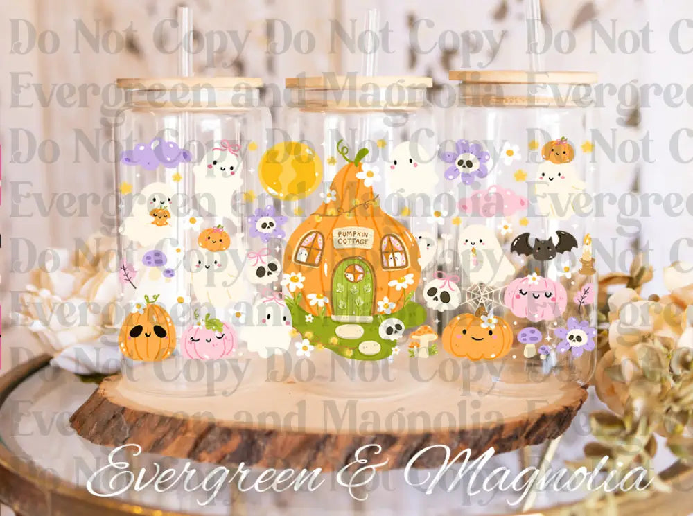 Halloween UV DTF print