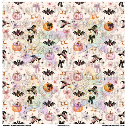 Halloween Witchy Goose (Printed Vinyl)