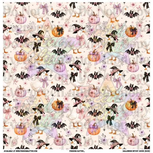 Halloween Witchy Goose (Printed Vinyl)