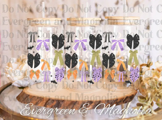 Halloweenbowswrap UV DTF print