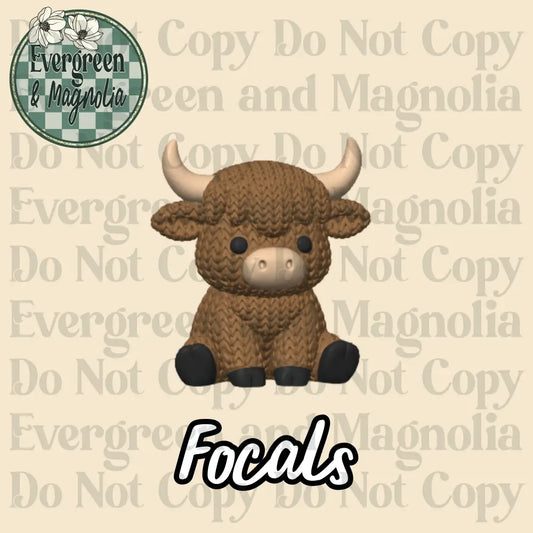 Highland Cow Focal