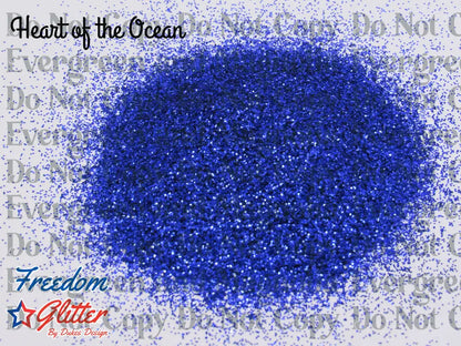 Heart of the Ocean (Metallic Glitter)
