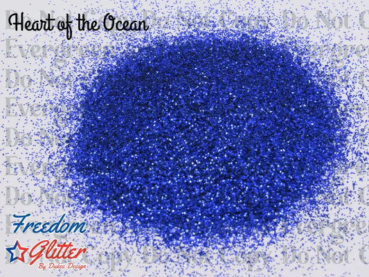 Heart of the Ocean (Metallic Glitter)
