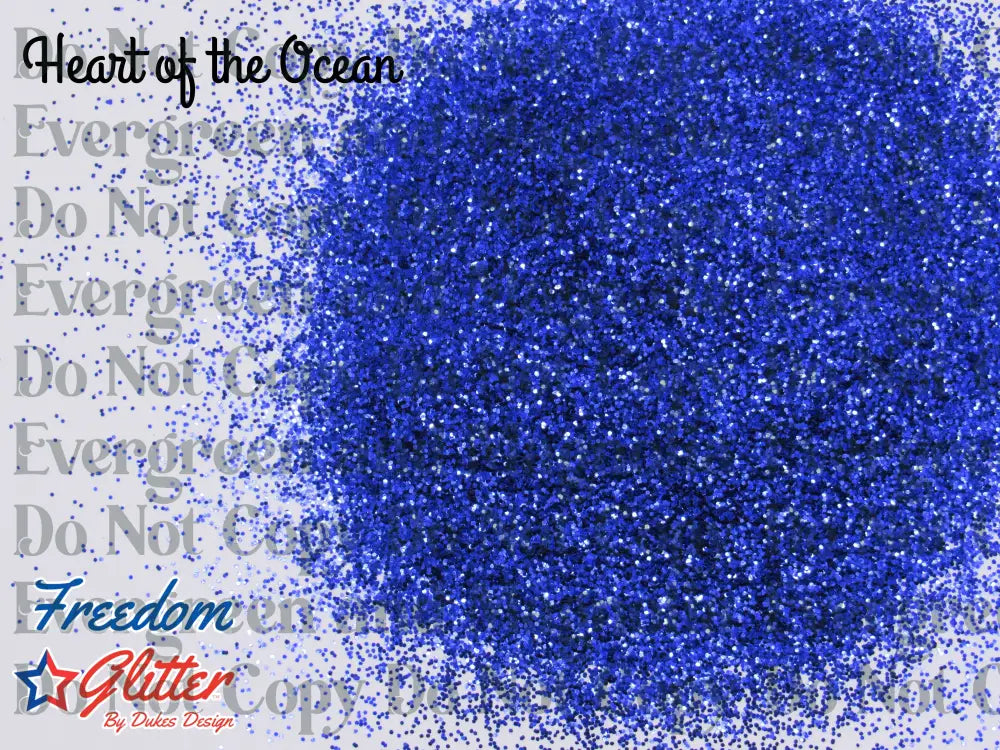 Heart of the Ocean (Metallic Glitter)