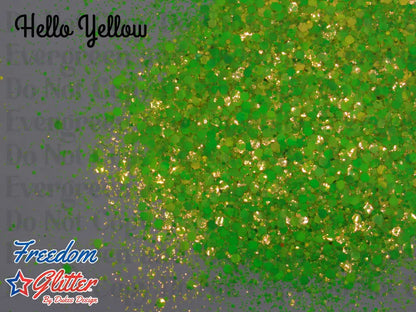 Hello Yellow (Metallic/Iridescent Glitter)