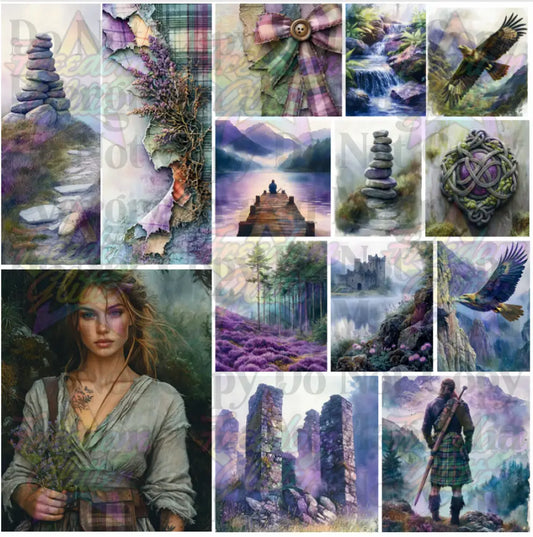 Mixed Image Sheet - Highland 2 (Printed Vinyl)