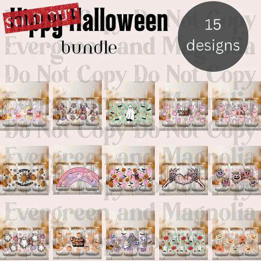 Hippy Halloween 16oz UvDTF Wrap Bundle