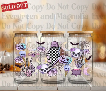 Hippy Halloween 16oz UvDTF Wrap Bundle