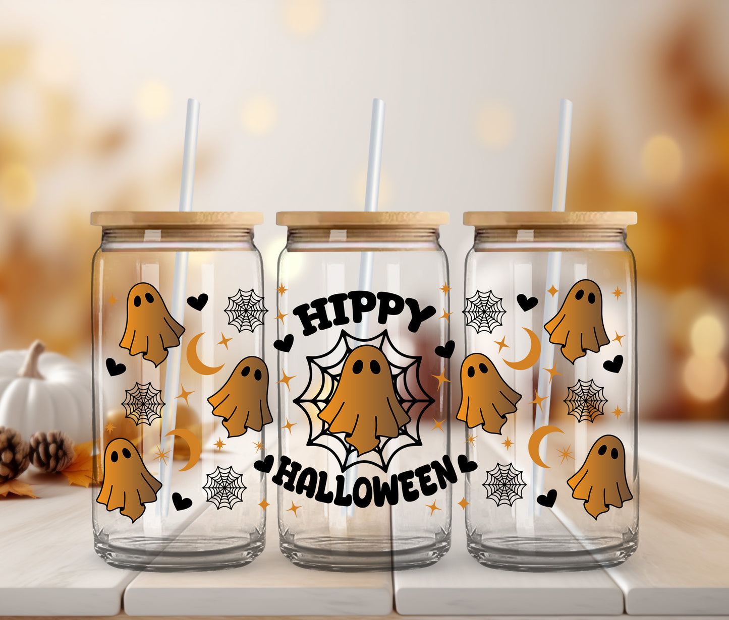 Hippy Halloween 16oz UvDTF Wrap Bundle