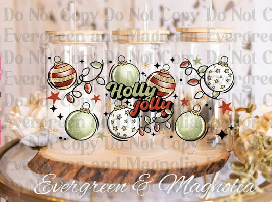 Holly Jolly Ornaments