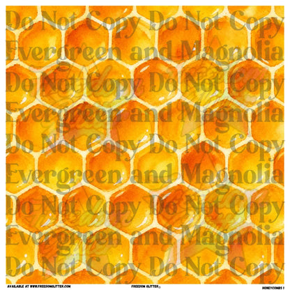 Honeycombs 1 (Printed Vinyl)