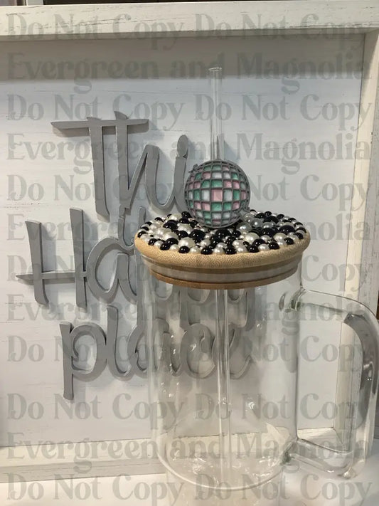 Disco Ball Straw Topper 10mm