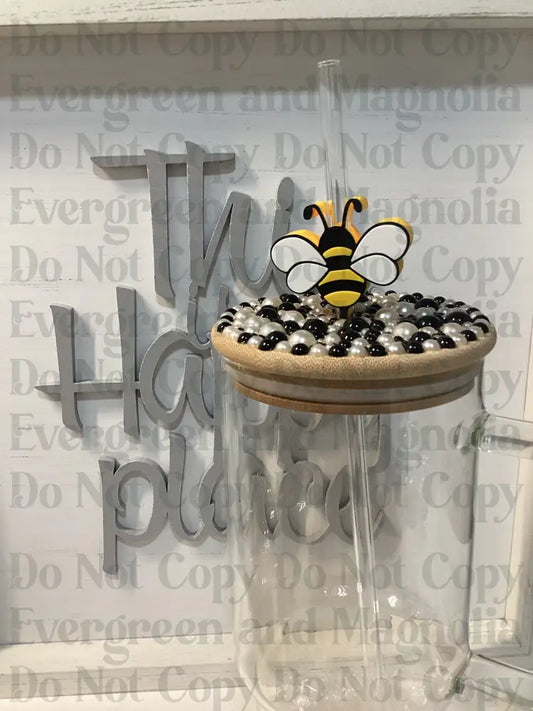 Bee Straw Topper 10mm