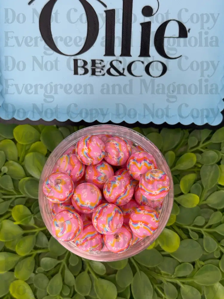 15mm Round Silicone Beads