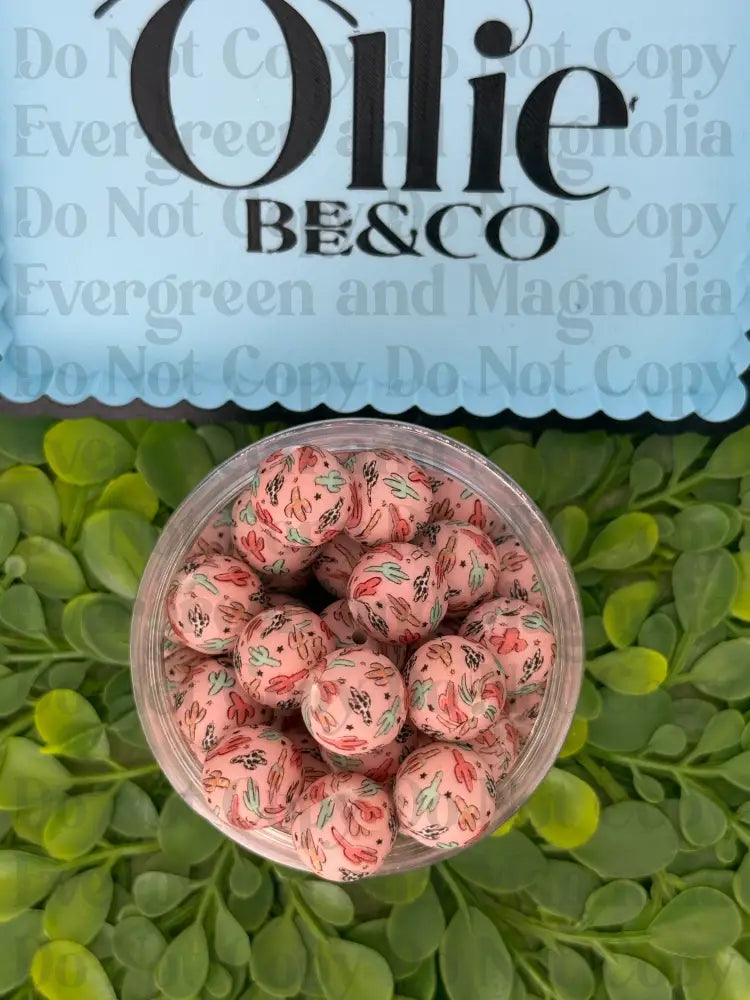 15mm Round Silicone Beads