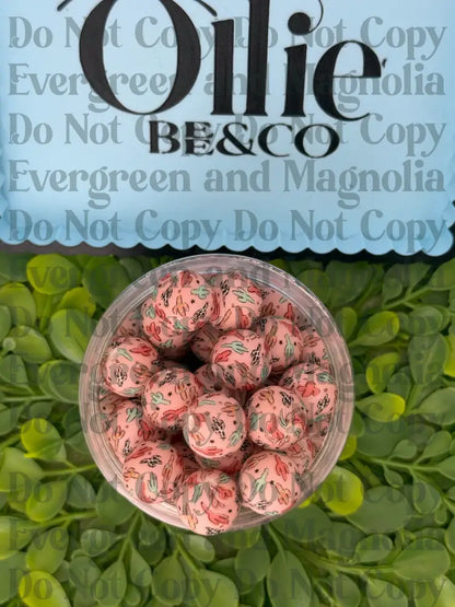 15mm Round Silicone Beads