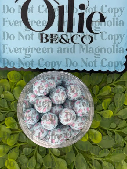 15mm Round Silicone Beads
