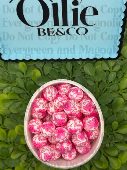 15mm Round Silicone Beads