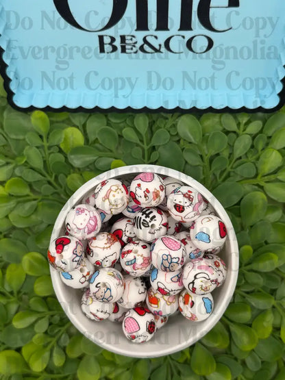 15mm Round Silicone Beads