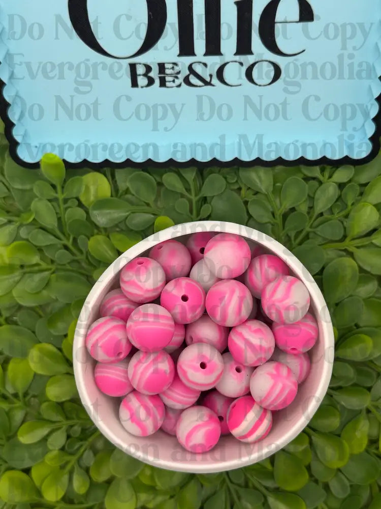 15mm Round Silicone Beads