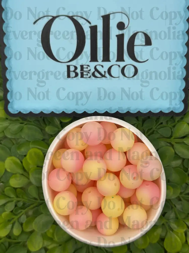 15mm Round Silicone Beads