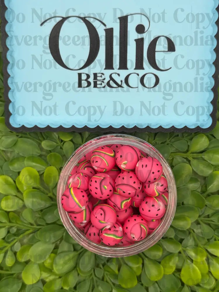 15mm Round Silicone Beads