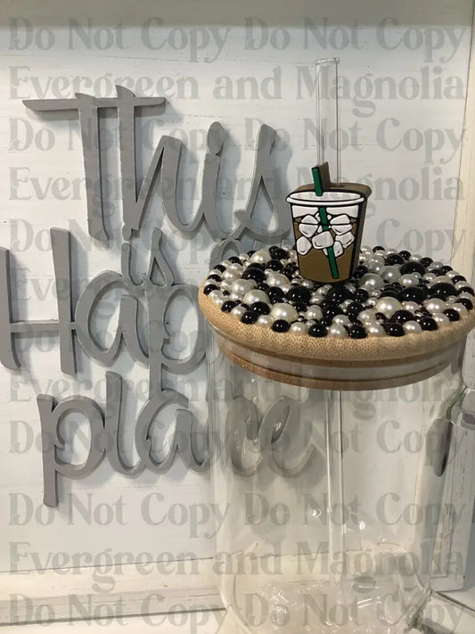 Iced Coffee Straw Topper 10mm