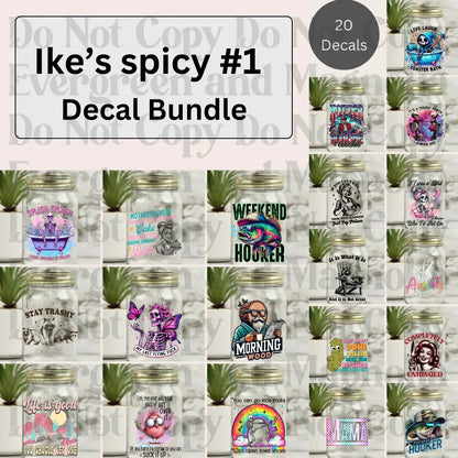 Ike's Spicy #1  DECAL BUNDLE