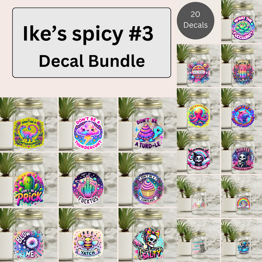 Ike's Spicy #3 DECAL BUNDLE