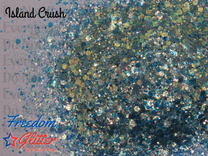 Island Crush (High Sparkle Iridescent Glitter)
