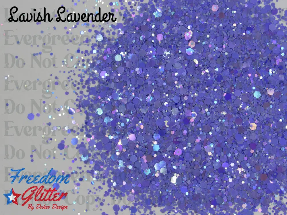 Lavish Lavender (Pearl Iridescent Glitter)