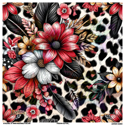 Leopard Daisies (Printed Vinyl)