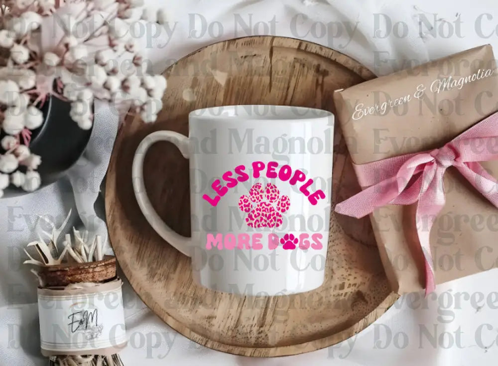 LessPeopleMoreDogs Decal