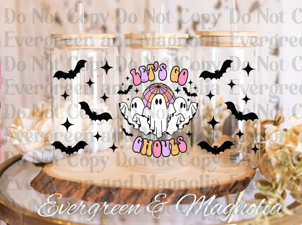 LetsGoGhouls4 UV DTF print