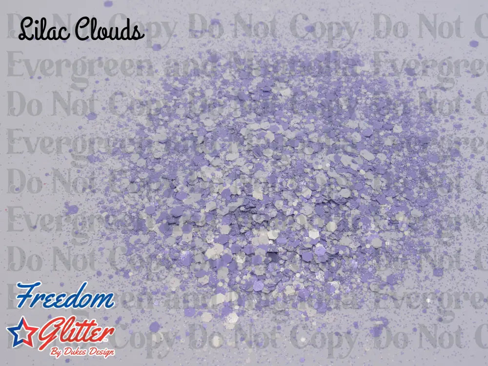 Lilac Clouds (Pearl Iridescent Glitter)