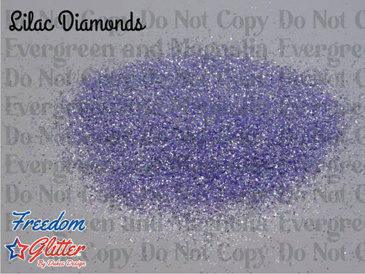 Lilac Diamonds (High Sparkle Iridescent Glitter)
