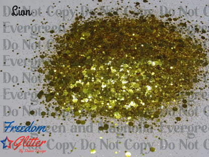 Lion (Metallic Glitter)