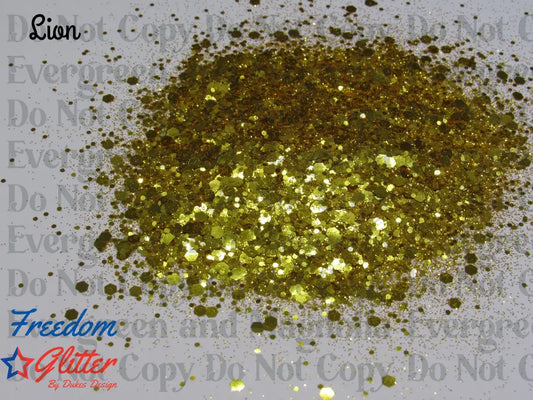 Lion (Metallic Glitter)