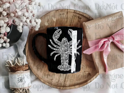 MIx Design Lace (26 Designs to Choose From) 3 inch / Lobster Lace Decal